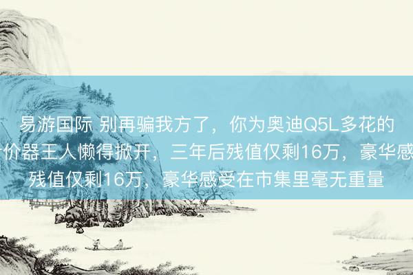 易游国际 别再骗我方了，你为奥迪Q5L多花的20万，二手车商连计价器王人懒得掀开，<a href=