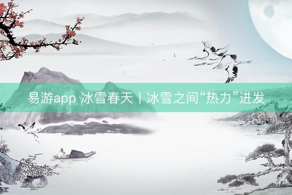 易游app 冰雪春天丨冰雪之间“热力”迸发
